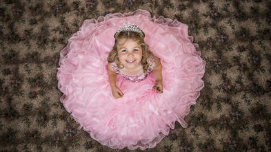 karis dressed as a princess